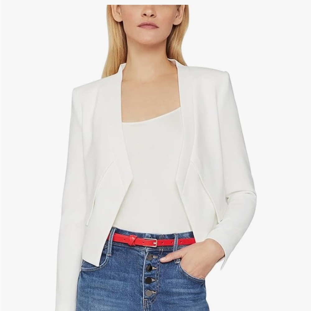 BCBGMaxAzria Classic Off- White Blazer